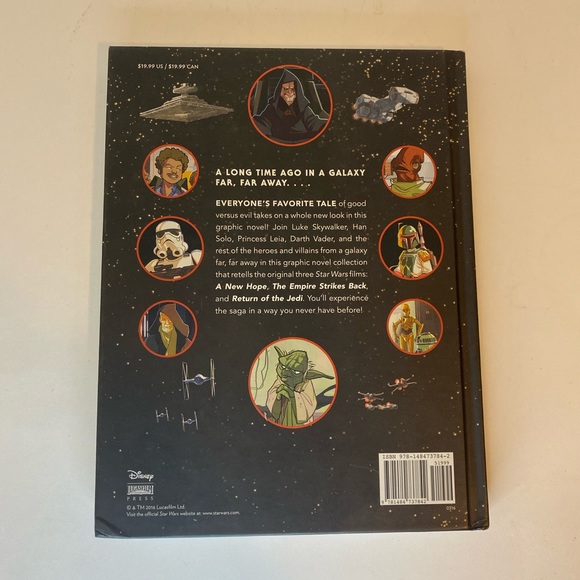 Star Wars The Original Trilogy A Graphic Novel 2016 Hard Cover Book - Picture 4 of 4